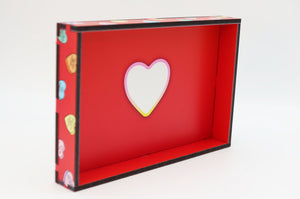 Candy Hearts Chromatic Dice Tray Dice Tray Foam Brain Games