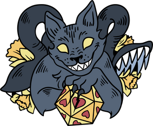 Alice's Adventures in Diceland: Cheshire Displacer Beast - Enamel Pin Enamel Pin Foam Brain Games