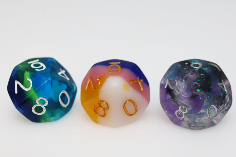 Custom Resin Non-Inclusion Single D10s Custom Product Foam Brain Games - Custom Production Services