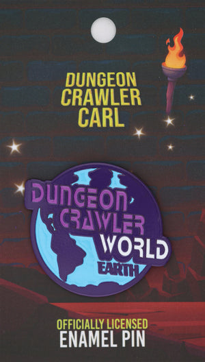 Dungeon Crawler Carl: Dungeon Crawler World Enamel Pin Enamel Pin Foam Brain Games