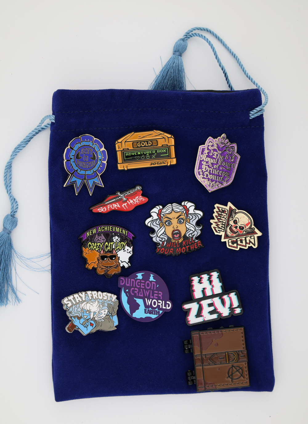 Dungeon Crawler Series 2 Complete Set **SEE NOTE** Enamel Pin Foam Brain Games