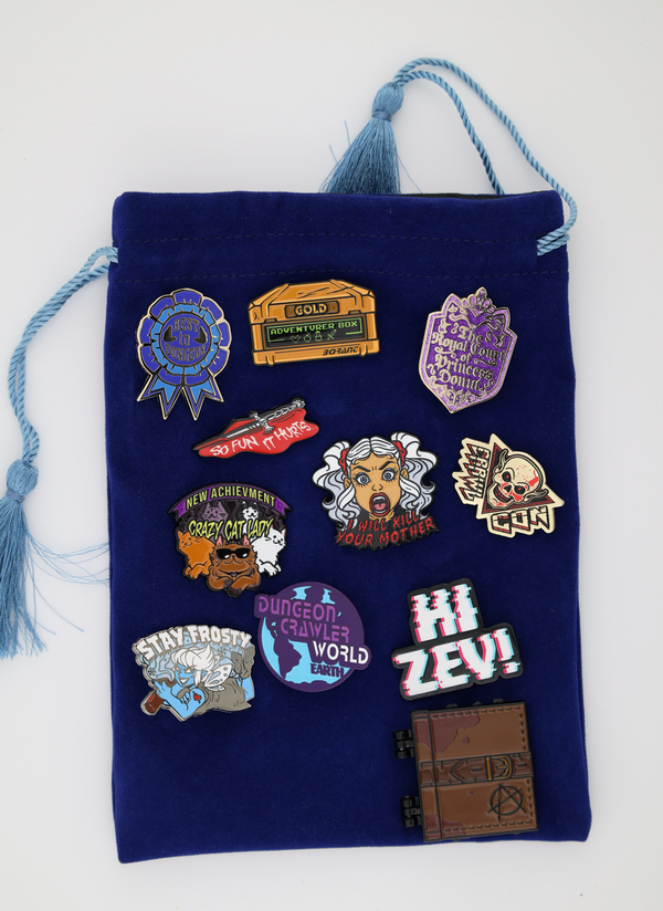 Dungeon Crawler Series 2 Complete Set **SEE NOTE** Enamel Pin Foam Brain Games