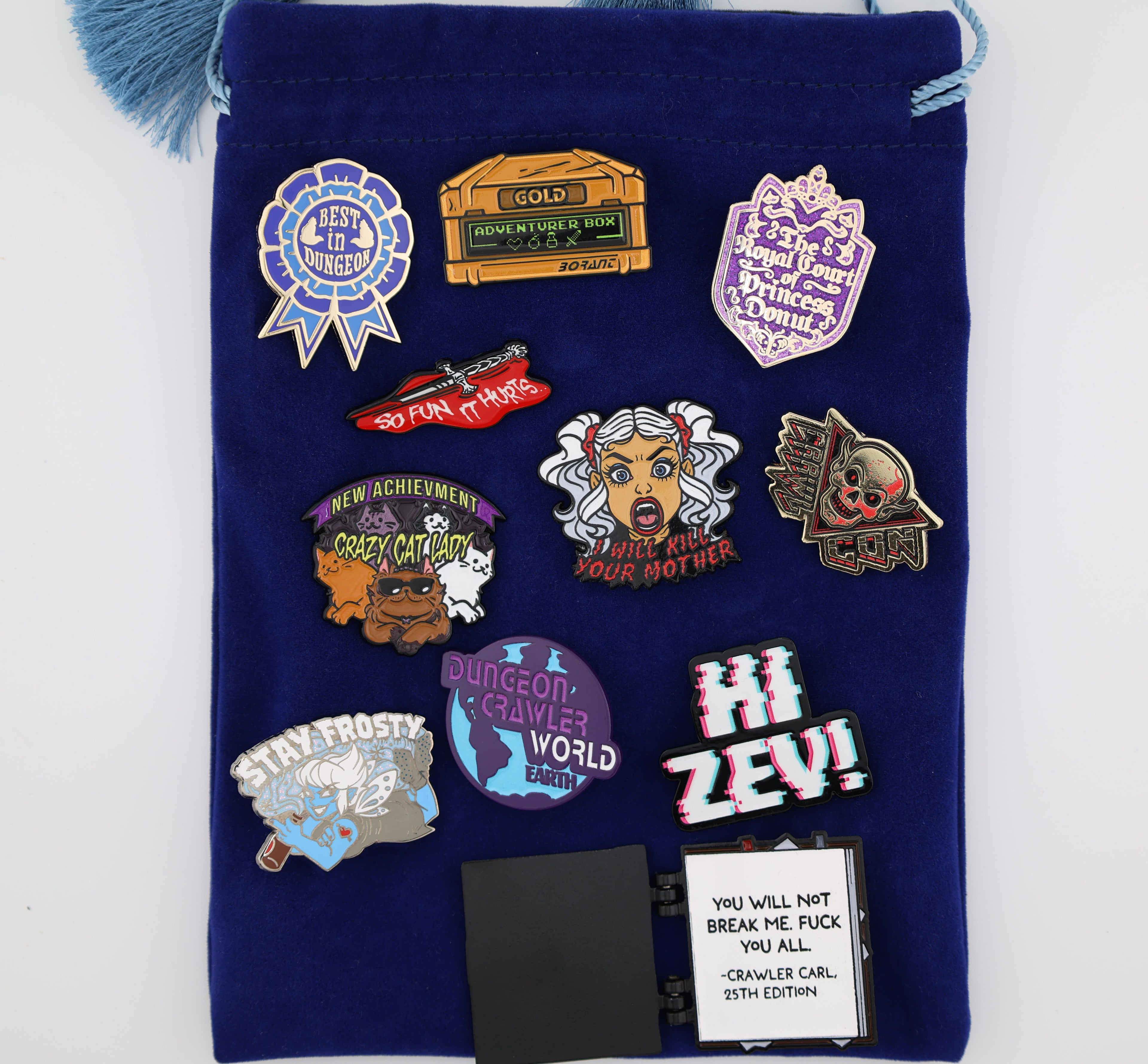 Dungeon Crawler Series 2 Complete Set **SEE NOTE** Enamel Pin Foam Brain Games