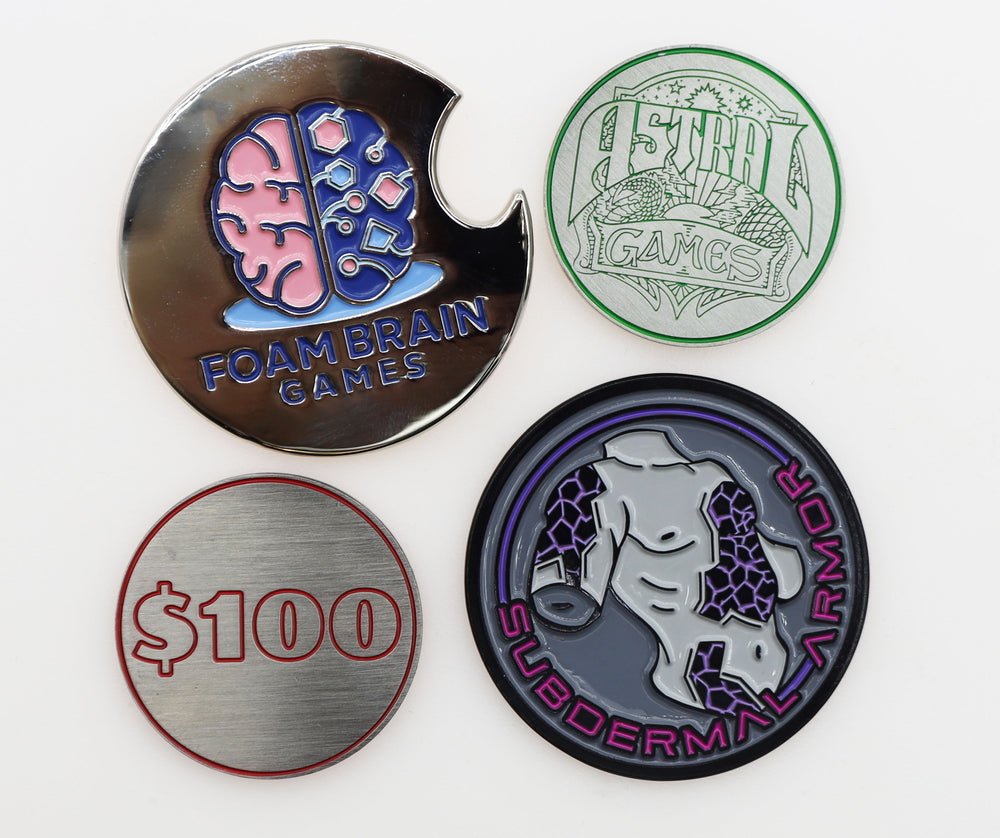 Custom Soft Enamel Coins Custom Product Foam Brain Games