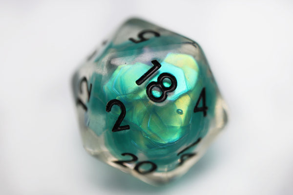 Siren Sparkle RPG Dice Set Plastic Dice Foam Brain Games