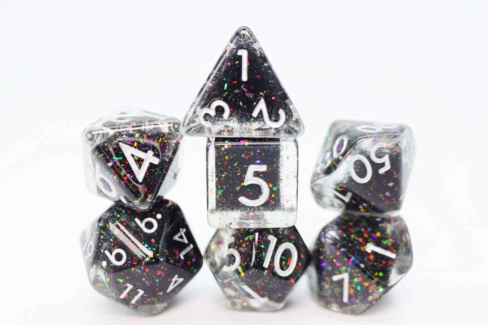 Witch's Cauldron RPG Dice Set Plastic Dice Foam Brain Games
