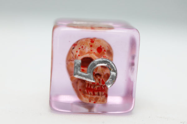 Bloody Skull RPG Dice Set Plastic Dice Foam Brain Games