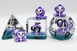Dream Reaper RPG Dice Set Plastic Dice Foam Brain Games