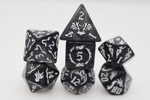 Drake's Flight: Nightmare RPG Dice Set Plastic Dice Foam Brain Games