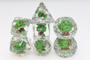 Apple Orchard RPG Dice Set Plastic Dice Foam Brain Games