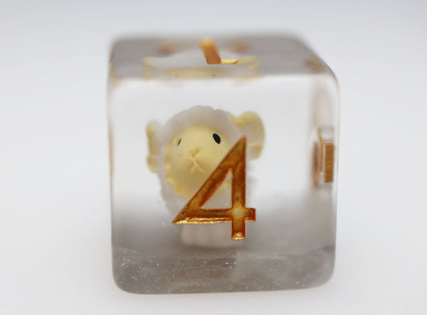Golden Fleece RPG Dice Set Plastic Dice Foam Brain Games