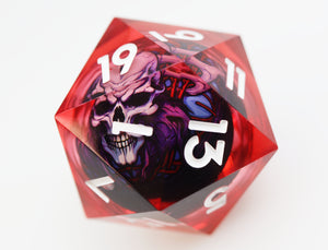 Sharp Edge Shifting Sphere RPG Dice Set - Lich King Plastic Dice Foam Brain Games
