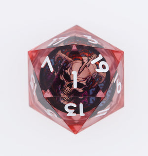 Sharp Edge Shifting Sphere RPG Dice Set - Lich King Plastic Dice Foam Brain Games