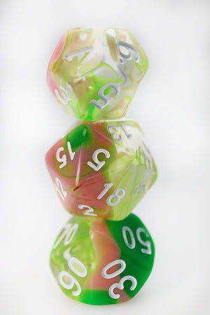 Loathing RPG Dice Set Plastic Dice Foam Brain Games