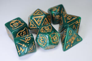 Queen's Armory: Woodland - 25mm RPG Dice Set Plastic Dice Foam Brain Games