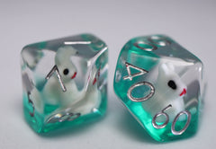 Bouncing Bunny RPG Dice Set Plastic Dice Foam Brain Games