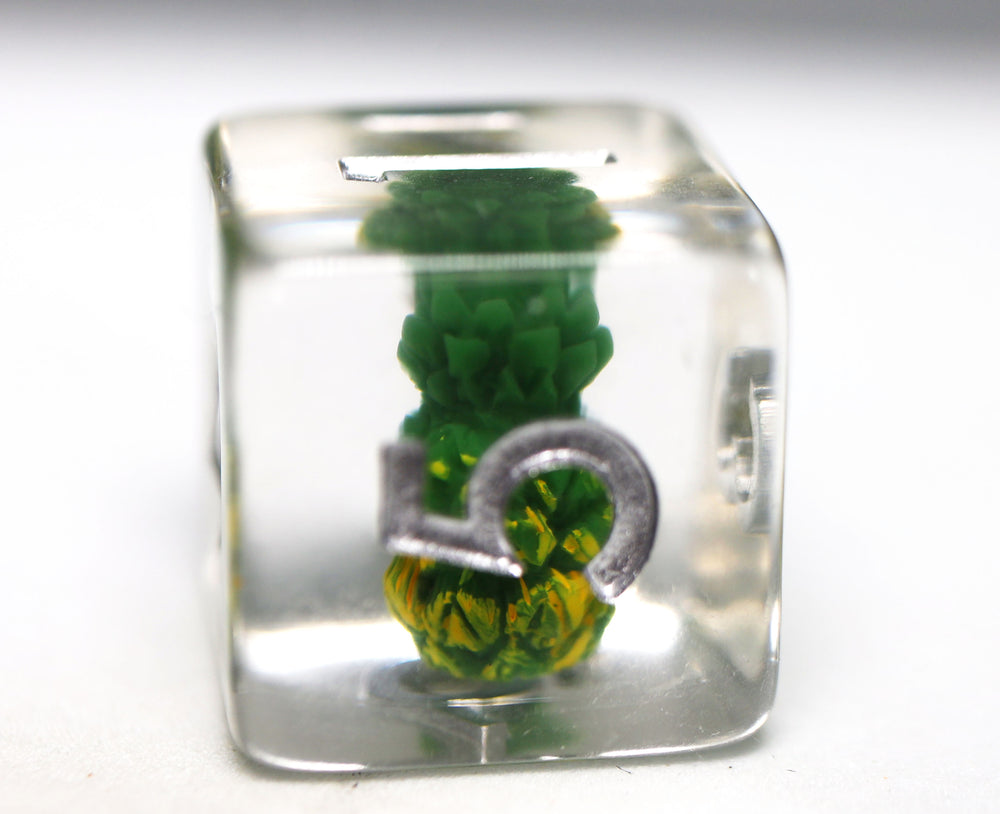 Prickly Pineapple RPG Dice Set Foam Brain Games