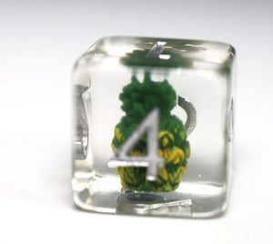 Prickly Pineapple RPG Dice Set Foam Brain Games