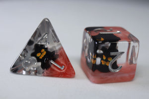 Malevolent Spirit RPG Dice Set Plastic Dice Foam Brain Games