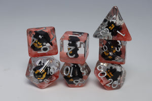 Malevolent Spirit RPG Dice Set Plastic Dice Foam Brain Games