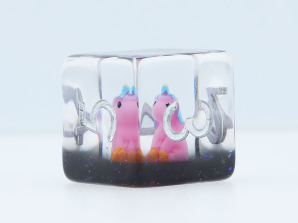 Unicorn Party RPG Dice Set Plastic Dice Foam Brain Games