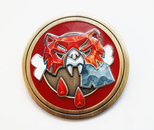 Pathfinder Class Icon Pin: Barbarian Enamel Pin Foam Brain Games