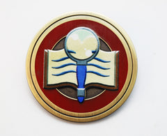 Pathfinder Class Icon Pin: Investigator Enamel Pin Foam Brain Games