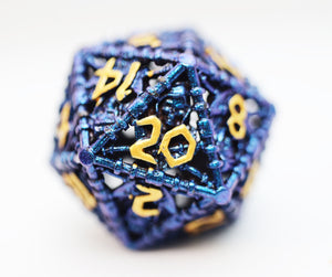 Grim Scythe: Shadow - Hollow Metal RPG Dice Set Metal Dice Foam Brain Games