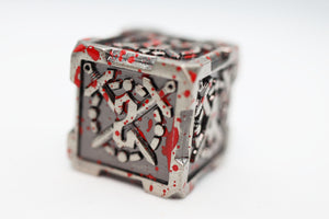 Crossed Swords: Vampiric Sword - Metal RPG Dice Set Metal Dice Foam Brain Games