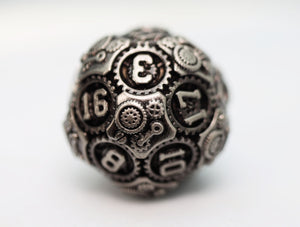 Airship Gears: Fierce Flotilla - Metal RPG Dice Set Metal Dice Foam Brain Games