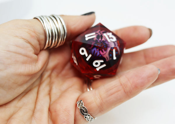 Sharp Edge 35mm Shifting Sphere D20 - Lich King Plastic Dice Foam Brain Games