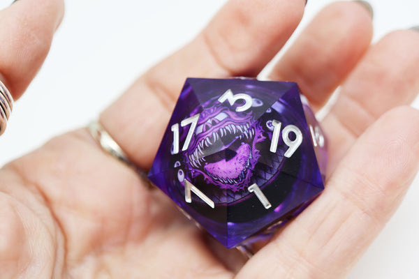 Sharp Edge 35mm Shifting Sphere D20 - Eye Monster Plastic Dice Foam Brain Games