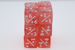 Ballerina Dancers in Pink +1/+1 Magic Counters Plastic Dice Foam Brain Games