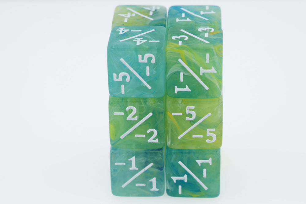 Waterlily Pond -1/-1 Magic Counters Plastic Dice Foam Brain Games