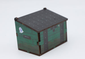 Flat Pack Toys: Dice Dumpster Flat Pack Toys Foam Brain Games