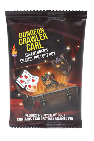 Dungeon Crawler Carl Adventurer's Pin Loot Box: Floors 1-3 Mystery Loot Foam Brain Games