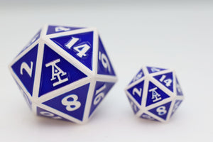 Acquisitions Inc 35mm Metal D20: Omin Dran Metal Dice Foam Brain Games