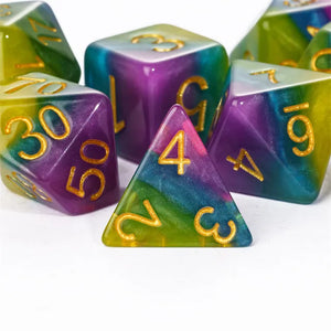 Rock Candy RPG Dice Set Plastic Dice Foam Brain Games