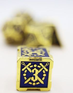 Crossed Swords: Deep Sea Sword - Metal RPG Dice Set Metal Dice Foam Brain Games