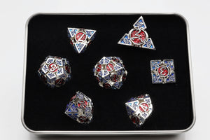 Oculus: Watchful - Hollow Metal RPG Dice Set Metal Dice Foam Brain Games