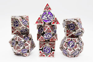 Oculus: Puzzling - Hollow Metal RPG Dice Set Metal Dice Foam Brain Games