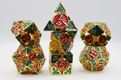 Oculus: Mischievous - Hollow Metal RPG Dice Set Metal Dice Foam Brain Games