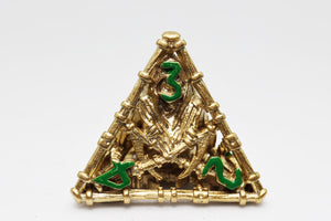 Grim Scythe: Gold - Hollow Metal RPG Dice Set Metal Dice Foam Brain Games