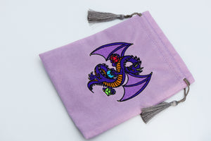 Dice Bag - Purple Dragon Dice Bag Foam Brain Games