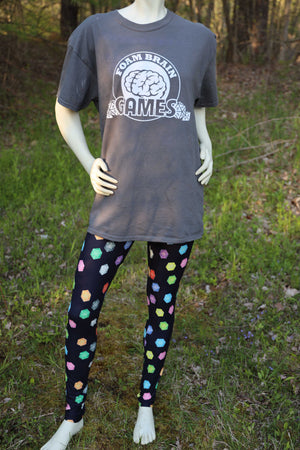 D20  Leggings - SIZE: TC2 (Tall & Curvy 2) Leggings & Joggers Foam Brain Games