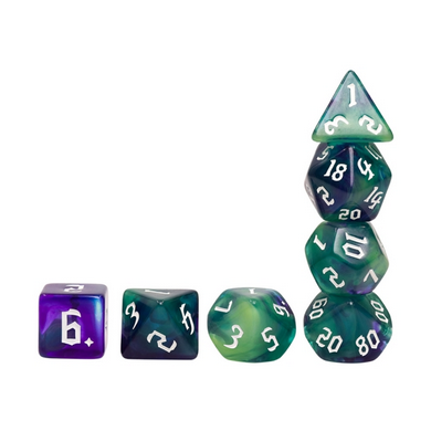 Murky Pond RPG Dice Set Plastic Dice Foam Brain Games