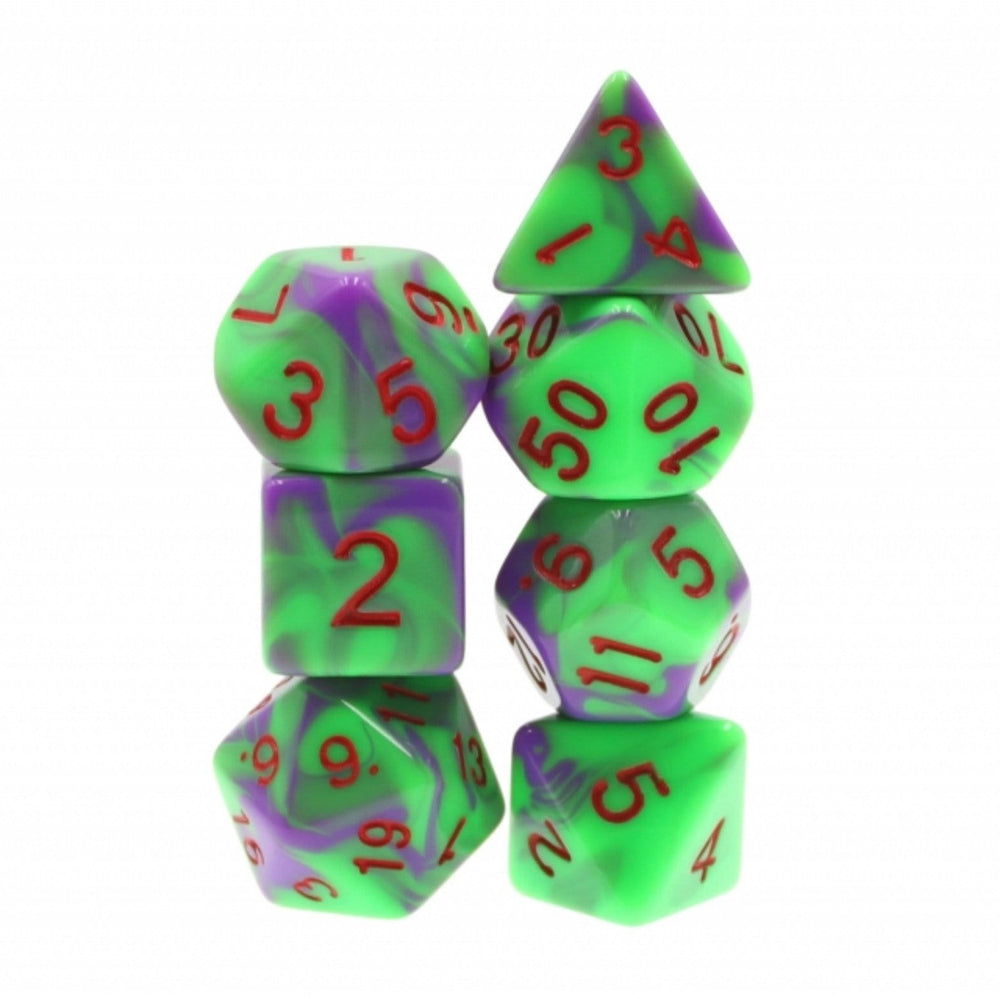 Goblin Goo RPG Dice Set Plastic Dice Foam Brain Games
