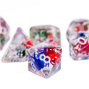 Spider Swarm RPG Dice Set Plastic Dice Foam Brain Games