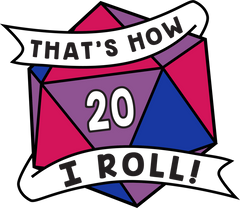 That's How I Roll Pride Pin - Bisexual Enamel Pin Foam Brain Games