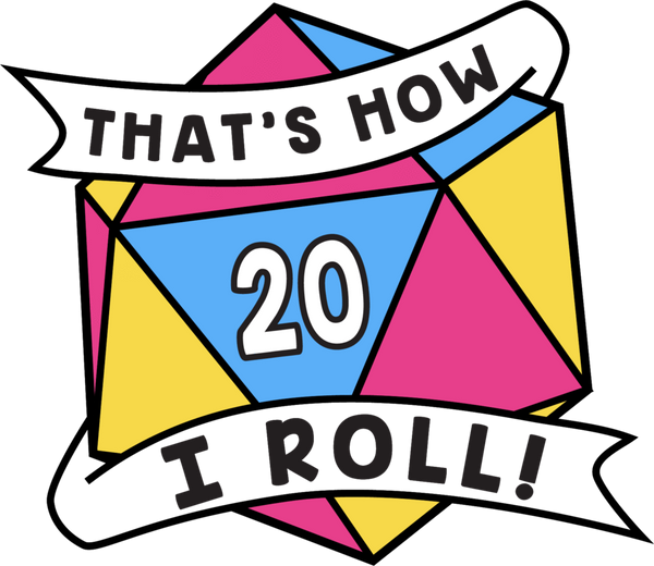 That's How I Roll Pride Pin - Pansexual Enamel Pin Foam Brain Games